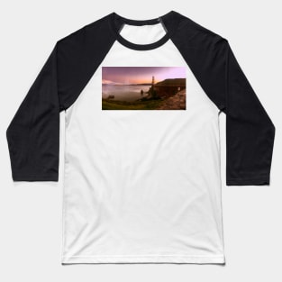 Sunset Golden Gate Bridge San Francisco Baseball T-Shirt